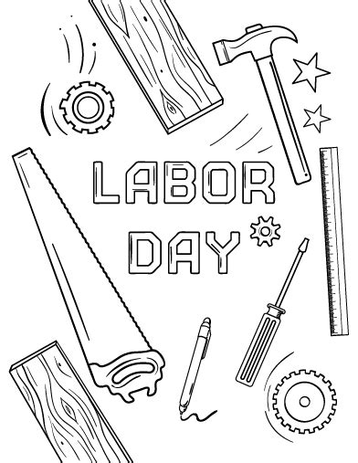 printable labor day coloring page     http