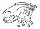 Dragon Coloring Pages Printable Fire Realistic Dragons Cool Print Breathing Baby Cartoon Boys Detailed Anime Girl Drawing Dungeons Girls Kids sketch template