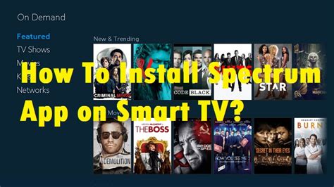 install spectrum app  smart tv