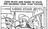 Lone Star sketch template