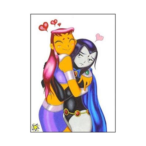 Starfire Raven Liked On Polyvore Featuring Teen Titans And Dc Dc