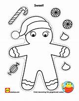 Gingerbread Man Christmas Kids Preschool Activities Activity Printable Craft Sheets Printables Crafts Kindergarten Themed Decorate Fun Make Choose Board sketch template