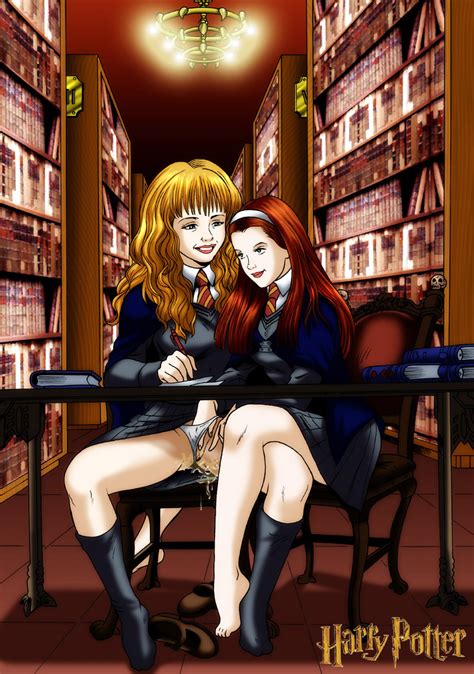Harry Potter Lesbians Ginny Weasley And Hermione Granger001 Comic Art