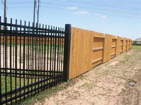 commercial wrought iron fencing houston fence