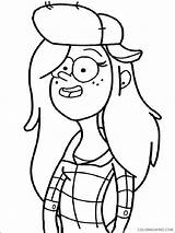 Gravity Falls Coloring Pages Coloring4free Printable sketch template