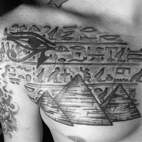30 Hieroglyphics Tattoo Designs For Men Ancient Egyptian Ink Ideas