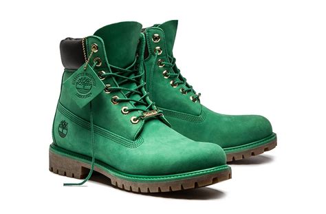 inspired     premium boot  wintergreen boot features  green nubuck upper  red