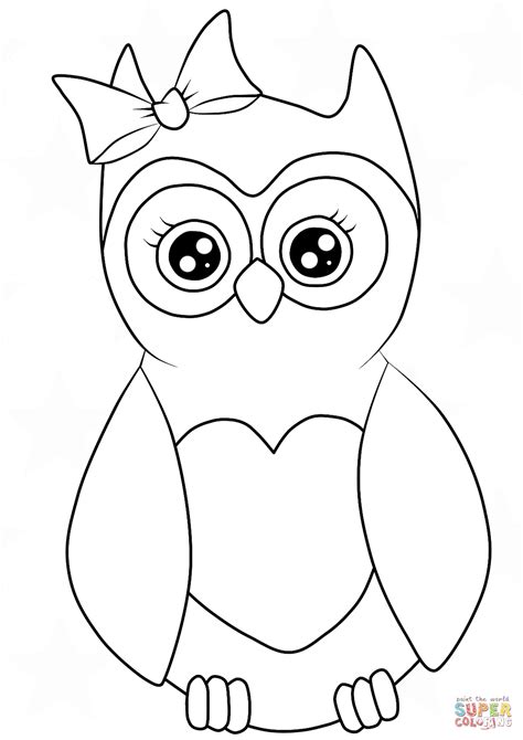 cute owl coloring pages  adults owl coloring pages  adults