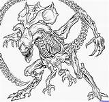 Xenomorph Predator Vs Dragoart Pratique Archivioclerici Monstre Lineart Terminator Extraterrestre Blackwork Kingtutorial Tatuaggio sketch template