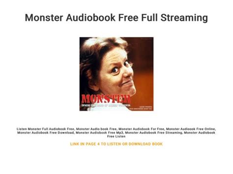 monster audiobook  full   madelineashlynn issuu