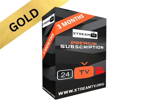 xtream tv subscription  months premium service iptv smart tv xtream tv