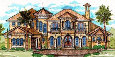 italian style house plans  square foot home  story  bedroom   bath