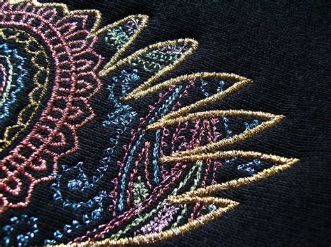 extended stitch types  machine embroidery bean stitch  motif stitching   stitch