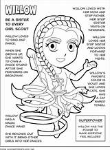 Daisy Coloring Petal Pages Printable Scout Girl Getcolorings Getdrawings sketch template