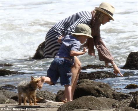naomi watts and husband liev schreiber enjoy day at beach with two sons