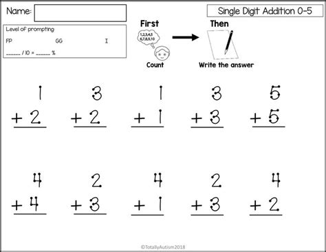 printable touch math numbers