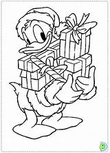 Dinokids Coloring Donald Duck Close sketch template