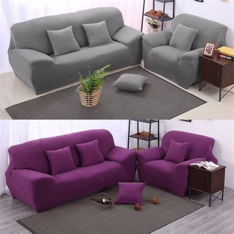 seaters fashion solid color recliner sofa covers soft elastic couch slipcovers sofa