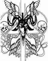 Satan Tattoo Evil Tattoos Girl Drawings Symbol Baphomet Deviantart Sketches Jesus Cliparts Sketch Wicca Clipart Library Choose Board Joker Clip sketch template