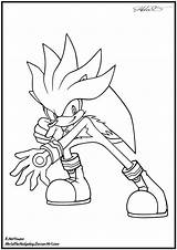 Silver Coloring Sonic Pages Hedgehog Werehog Metal Cp12 Deviantart Darkspine Template Library Popular Shadow sketch template