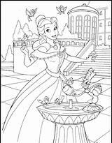 Belle Coloring Pages Baby Princess Getcolorings Printable Color sketch template