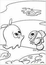 Nemo Finding Coloring Pages Bubbles Template Colorear Para sketch template