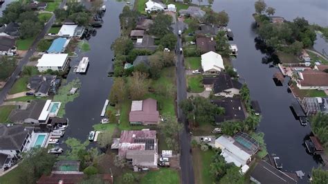 post hurricane nicole drone video st johns river sanford fl youtube