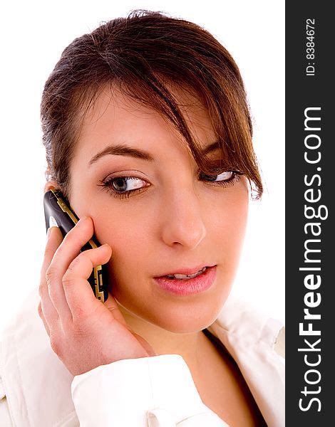 side pose of woman busy on mobile looking sideways free stock images