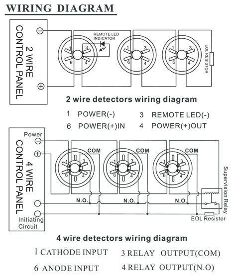 wire smoke detector wiring diagram