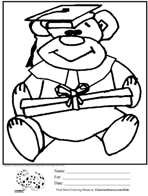 coloring pages graduation coloring home