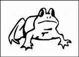 Frog Coloring Pages Printable Color Print Kids Princess Library Clipart sketch template