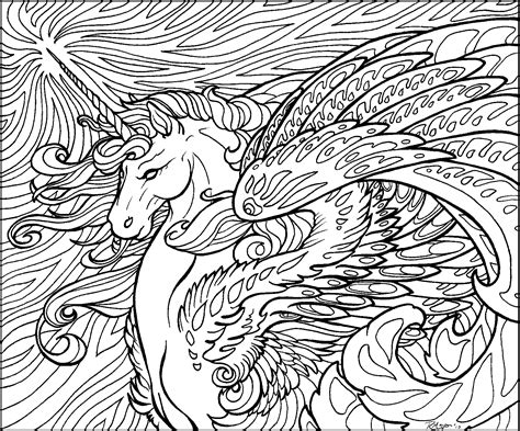 realistic unicorn coloring pages coloring home  unicorn coloring