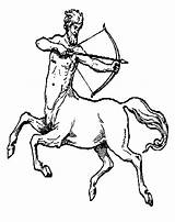 Running Centaurs Centaur sketch template