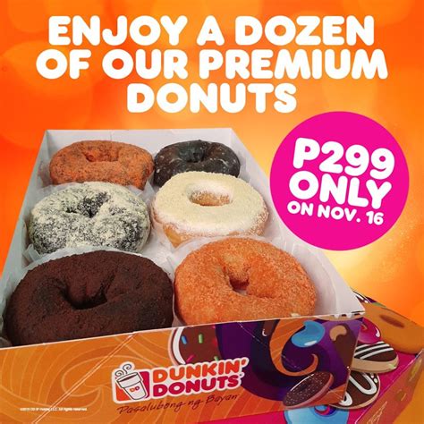 manila shopper dunkin donuts premium donuts promo nov