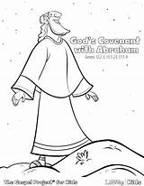 Abraham Bible Coloring Pages God Preschool School Sunday Kids Covenant Lot Drawing Printables Printable Sheets Star Abram Activities Isaac Story sketch template