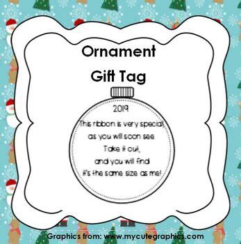 ornament  ribbon gift tag  poem   texas teacher besties