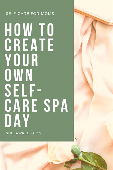 4 ways moms can create a self care spa like experience at