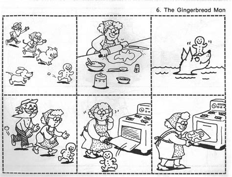 colouring pages gingerbread man story     coloring