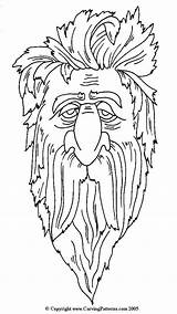 Carving Wood Spirit Relief Pattern Lsirish Detailed Above Line Project sketch template