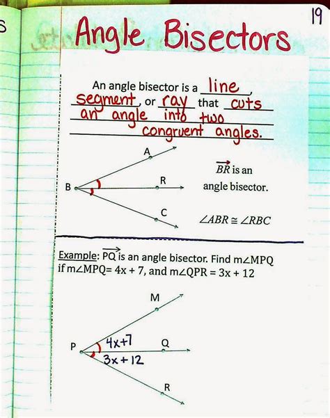 geometry basics angle addition postulate worksheet answers