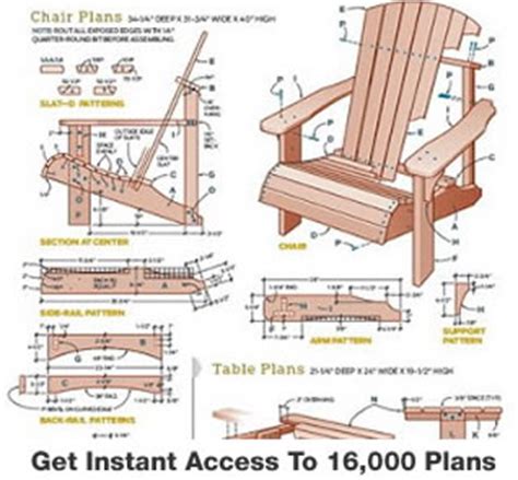 chair plans  woodworking plans  wooden