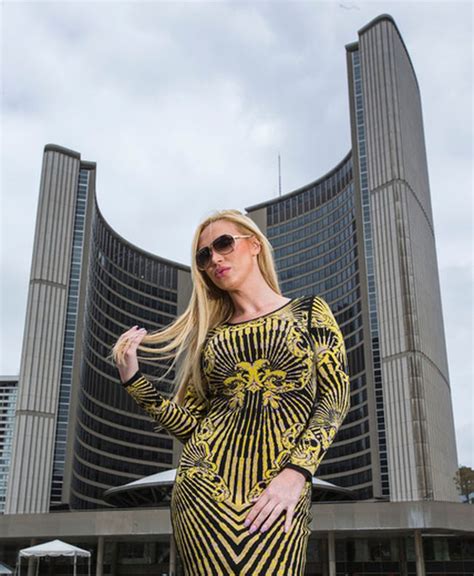 nikki benz gets rough ride registering to run for mayor toronto and gta