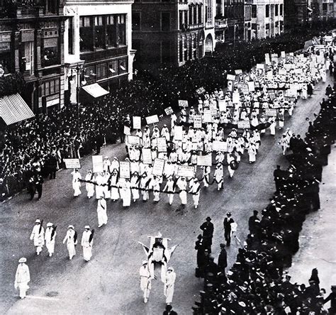 today in feminist history fifth avenue filled with votes for women