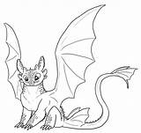 Toothless Coloring Pages Printable Dragon Train sketch template