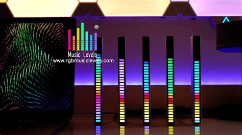 rgb sound controlled  levels light  youtube