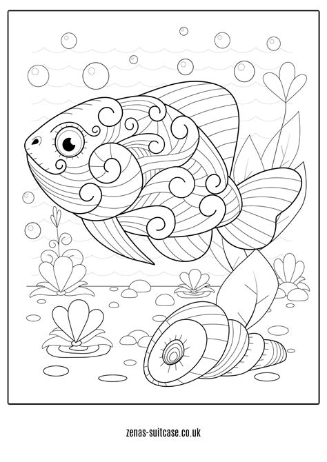 printable coloring pages ocean