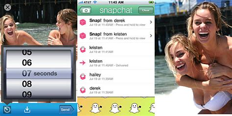 new snapchat iphone app allows you to control your sexting