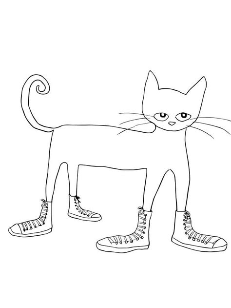 pete  cat  coloring page  printable coloring pages  kids