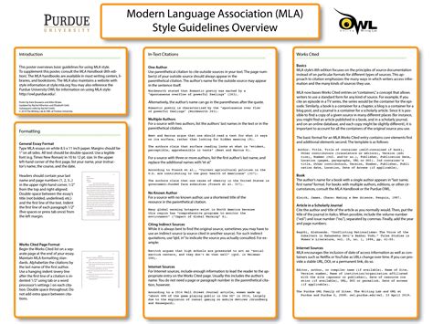 mla style guide library learning commons