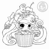 Chibi Cupcake Kawaii Coloriage Imprimer Dessin Cute Choose Board Food Gratuit sketch template